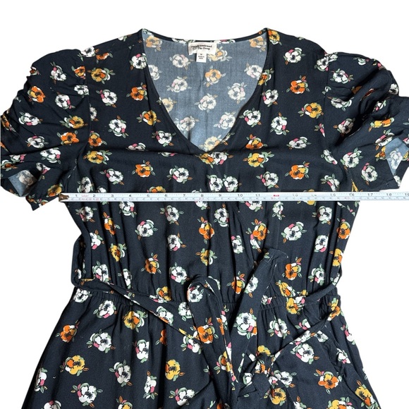 The Drop Women's Navy Floral Print Wrap Front Midi - Picture 3 of 7